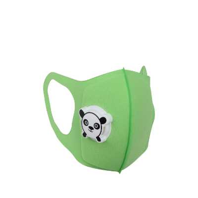 Face Mask Kids with Valve Green