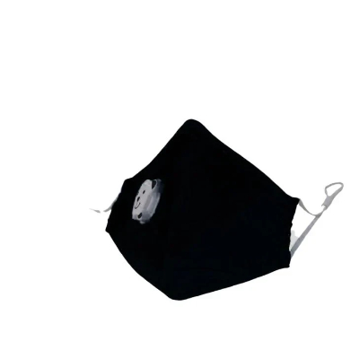 Face Mask Kids with Valve Black