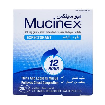 MUCINEX 600MG 20TAB