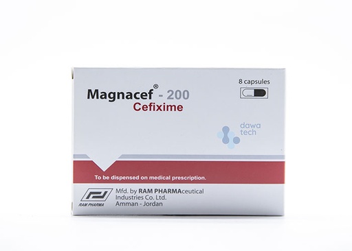 MAGNACEF 200MG 8 TAB