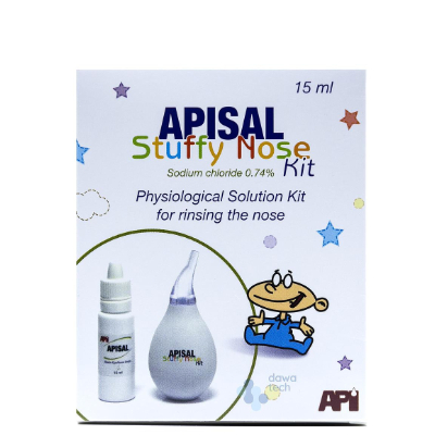 APISAL KIT DROP+ASPIRATORمع شفاط للانف