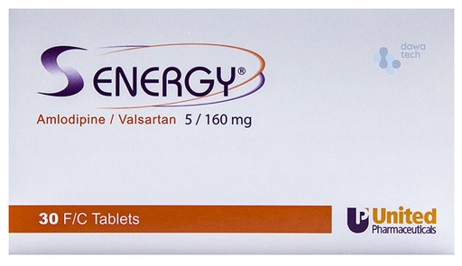 [6251653300106] Senergy 160/5mg 30tab