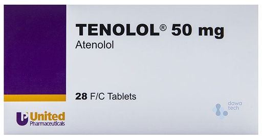 [6251158180005] Tenolol 50mg 28tab