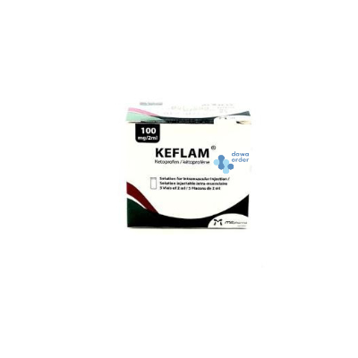 [K001] KEFLAM 100MGX5 VIALS X2 ML