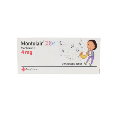 Montolair 4mg 30 chewable tablets