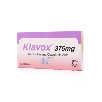 Klavox 375mg 20 tablets