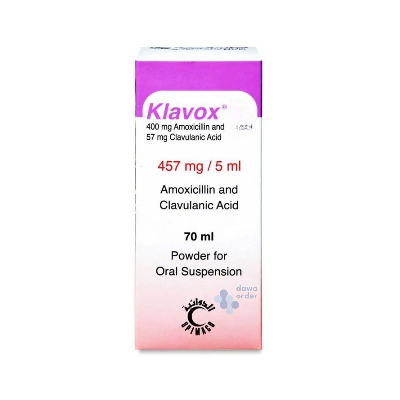 Klavox syrup 457mg/5ml 70ml