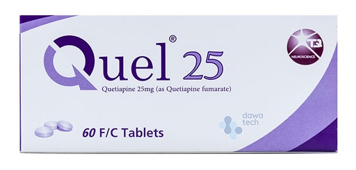 Quel 25 Mg 60 Tab